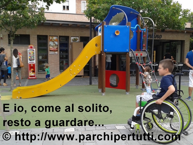 Inaugurato parco giochi ma i bambini disabili restano fuori