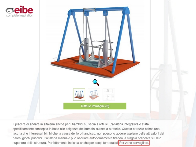 AAA. Ancora sulle altalene per carrozzine. Quante sono?