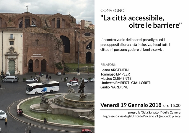 Convegno “La città accessibile, oltre le barriere”