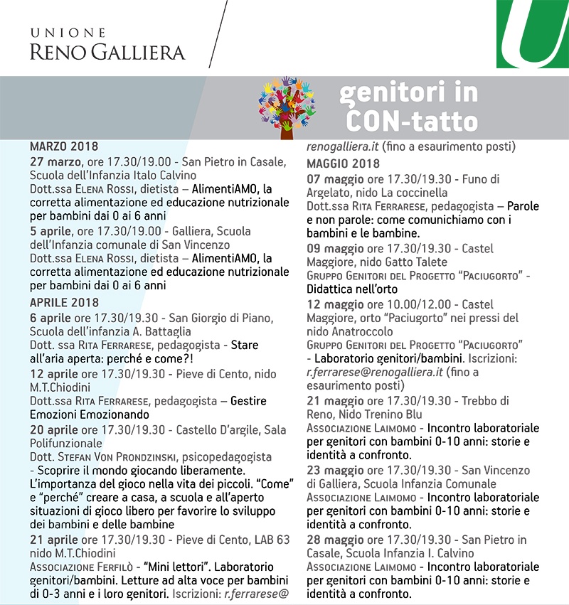 Genitori in con-tatto incontri per i genitori