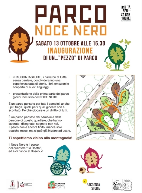 Noce nero: inaugurazione di un… pezzo di parco